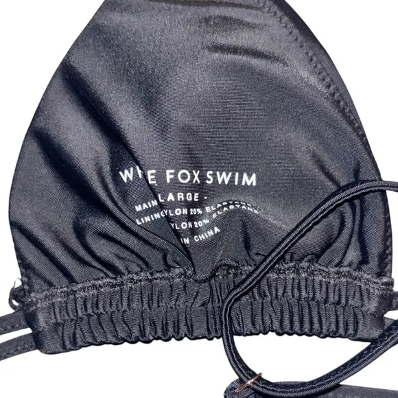 Black Triangle Bikini Top - Picture 6 of 6